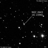 NGC 2643 - по указанным Генри Дрейером координатам, объект повторно не найден; . Описание NGC 2643:, Галактика в созвездии Рак
