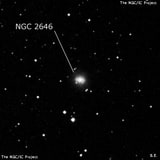 NGC 2646 - спиральная галактика с баром. Описание NGC 2646:, Галактика в созвездии Жираф