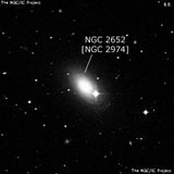 NGC 2652 - эллиптическая галактика. Описание NGC 2652:, Галактика в созвездии Секстант