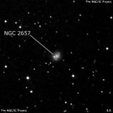 NGC 2657 - спиральная галактика. Описание NGC 2657:, Галактика в созвездии Рак