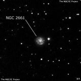 NGC 2661 - спиральная галактика. Описание NGC 2661:, Галактика в созвездии Рак
