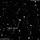 NGC 2674 - спиральная галактика. Описание NGC 2674:, Галактика в созвездии Гидра
