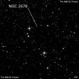 NGC 2678 - рассеянное скопление звёзд. Описание NGC 2678:, Рассеянное скопление в созвездии Рак