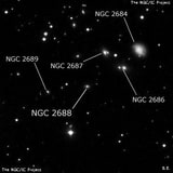 NGC 2688 - линзовидная галактика. Описание NGC 2688:, Галактика в созвездии Большая Медведица