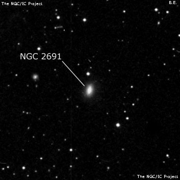NGC 2691 - спиральная галактика. Описание NGC 2691:, Галактика в созвездии Рысь