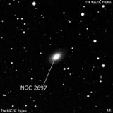 NGC 2697 - линзовидная галактика. Описание NGC 2697:, Галактика в созвездии Гидра