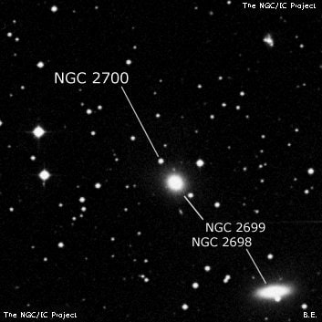 NGC 2700 - одиночная звезда. Описание NGC 2700:, Двойная звезда в созвездии Гидра