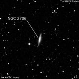 NGC 2706 - галактика. Описание NGC 2706:, Галактика в созвездии Гидра