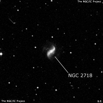 NGC 2718 - спиральная галактика с баром. Описание NGC 2718:, Галактика в созвездии Гидра
