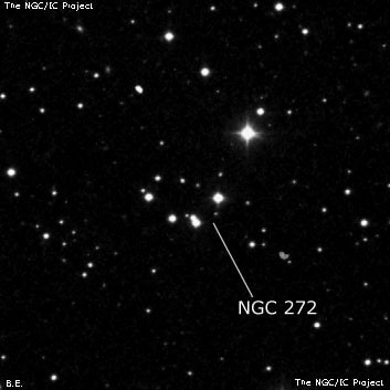 NGC 272 - группа звёзд. Описание NGC 272:, Рассеянное скопление в созвездии Андромеда