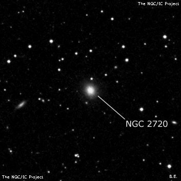 NGC 2720 - галактика. Описание NGC 2720:, Галактика в созвездии Рак