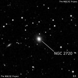 NGC 2720 - галактика. Описание NGC 2720:, Галактика в созвездии Рак