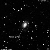 NGC 2721 - галактика. Описание NGC 2721:, Галактика в созвездии Гидра