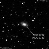 NGC 2722 - галактика. Описание NGC 2722:, Объект глубокого космоса в созвездии Гидра