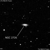 NGC 2726 - спиральная галактика. Описание NGC 2726:, Галактика в созвездии Большая Медведица