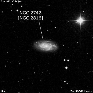 NGC 2742 - спиральная галактика. Описание NGC 2742:, Галактика в созвездии Большая Медведица