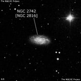 NGC 2742 - спиральная галактика. Описание NGC 2742:, Галактика в созвездии Большая Медведица