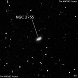 NGC 2755 - спиральная галактика. Описание NGC 2755:, Галактика в созвездии Рысь