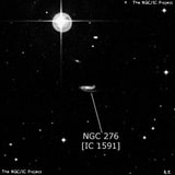 NGC 276 - спиральная галактика с баром. Описание NGC 276:, Галактика в созвездии Кит