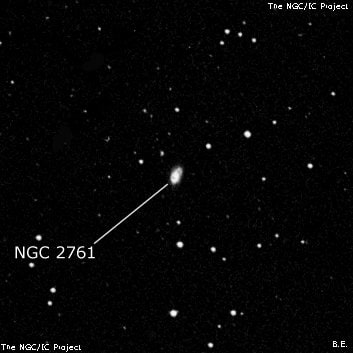 NGC 2761 - галактика. Описание NGC 2761:, Галактика в созвездии Рак