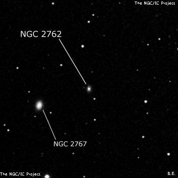 NGC 2762 - спиральная галактика. Описание NGC 2762:, Галактика в созвездии Большая Медведица