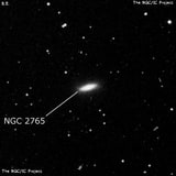 NGC 2765 - линзовидная галактика. Описание NGC 2765:, Галактика в созвездии Гидра