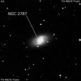NGC 2787 - спиральная галактика с баром. Описание NGC 2787:, Галактика в созвездии Большая Медведица