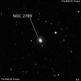 NGC 2789 - спиральная галактика с баром. Описание NGC 2789:, Галактика в созвездии Рак