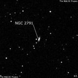 NGC 2791 - спиральная галактика. Описание NGC 2791:, Галактика в созвездии Рак