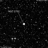NGC 2792 - планетарная туманность. Описание NGC 2792:, Планетарная туманность в созвездии Паруса