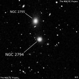 NGC 2794 - спиральная галактика с баром. Описание NGC 2794:, Галактика в созвездии Рак