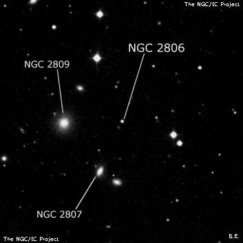 NGC 2806 - одиночная звезда. Описание NGC 2806:, Двойная звезда в созвездии Рак