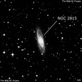 NGC 2815 - спиральная галактика с баром. Описание NGC 2815:, Галактика в созвездии Гидра