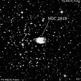 NGC 2818 - планетарная туманность. Описание NGC 2818:, Планетарная туманность в созвездии Компас