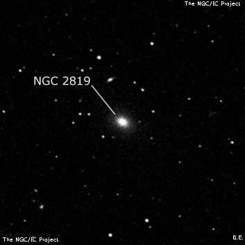 NGC 2819 - эллиптическая галактика. Описание NGC 2819:, Галактика в созвездии Рак