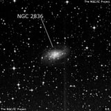 NGC 2836 - галактика. Описание NGC 2836:, Галактика в созвездии Киль