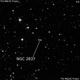 NGC 2837 - две звезды. Описание NGC 2837:, Двойная звезда в созвездии Гидра