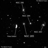 NGC 285 - галактика. Описание NGC 285:, Галактика в созвездии Кит