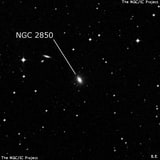 NGC 2850 - линзовидная галактика. Описание NGC 2850:, Галактика в созвездии Гидра
