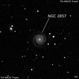 NGC 2857 - спиральная галактика. Описание NGC 2857:, Галактика в созвездии Большая Медведица