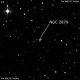 NGC 2879 - четыре звезды. Описание NGC 2879:, Объект глубокого космоса в созвездии Гидра