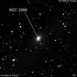 NGC 2888 - эллиптическая галактика. Описание NGC 2888:, Галактика в созвездии Компас