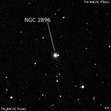 NGC 2896 - спиральная галактика. Описание NGC 2896:, Галактика в созвездии Лев
