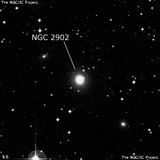 NGC 2902 - линзовидная галактика. Описание NGC 2902:, Галактика в созвездии Гидра