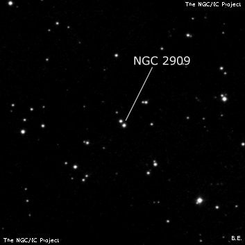 NGC 2909 - две звезды. Описание NGC 2909:, Двойная звезда в созвездии Большая Медведица