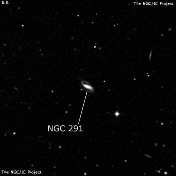 NGC 291 - спиральная галактика. Описание NGC 291:, Галактика в созвездии Кит