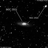 NGC 2921 - спиральная галактика с баром. Описание NGC 2921:, Галактика в созвездии Гидра
