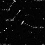 NGC 2929 - спиральная галактика. Описание NGC 2929:, Галактика в созвездии Лев
