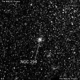 NGC 294 - рассеянное скопление звёзд. Описание NGC 294:, Рассеянное скопление в созвездии Тукан