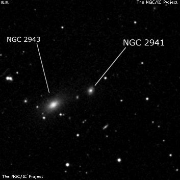NGC 2941 - спиральная галактика. Описание NGC 2941:, Галактика в созвездии Лев